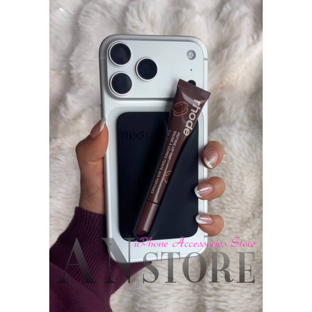 Магнітний тримач для бальзаму або блиску на телефон RHODE Lip Case Black чорний 